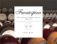 Tablet Screenshot of fuentespina.com